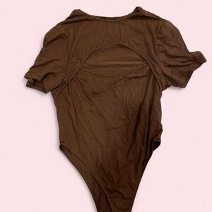 SHEIN Chocolate Brown Bodysuit
